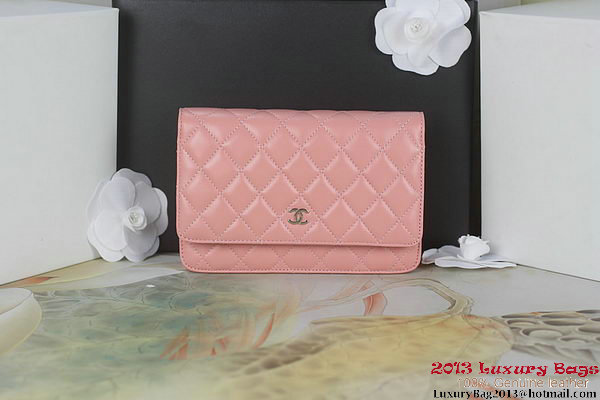 Chanel A33814 Original Sheepskin Leather mini Flap Bag Light Pink