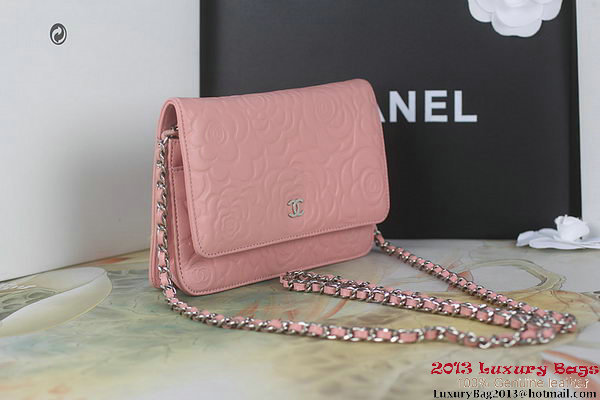 Chanel A33814 Original Sheepskin Leather mini Flap Bag Pink