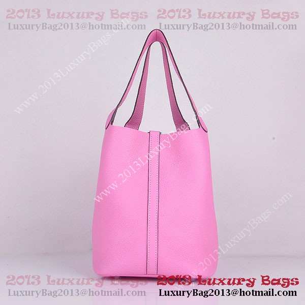 Hermes Picotin Lock MM Bag in Clemence Leather 8616 Pink