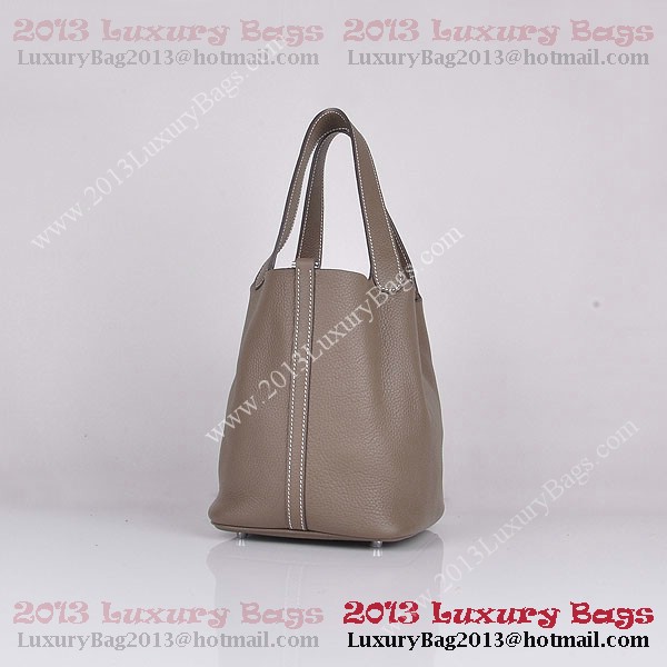 Hermes Picotin Lock PM Bag in Clemence Leather 8615 Khaki