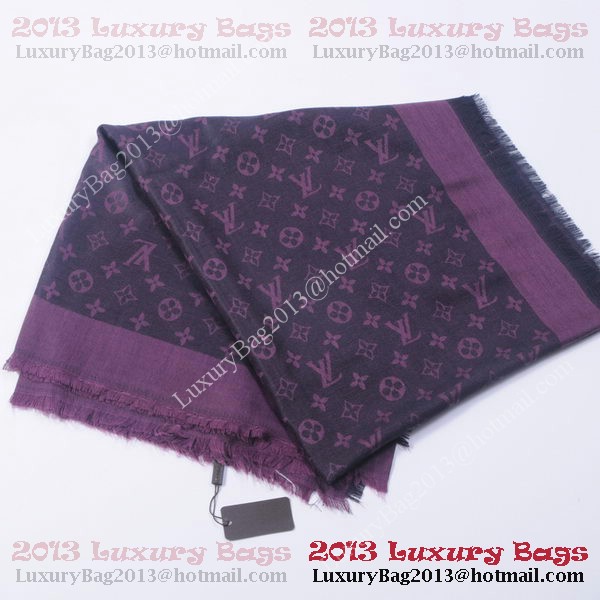 Louis Vuitton Scarves Cotton WJLV091 Purple