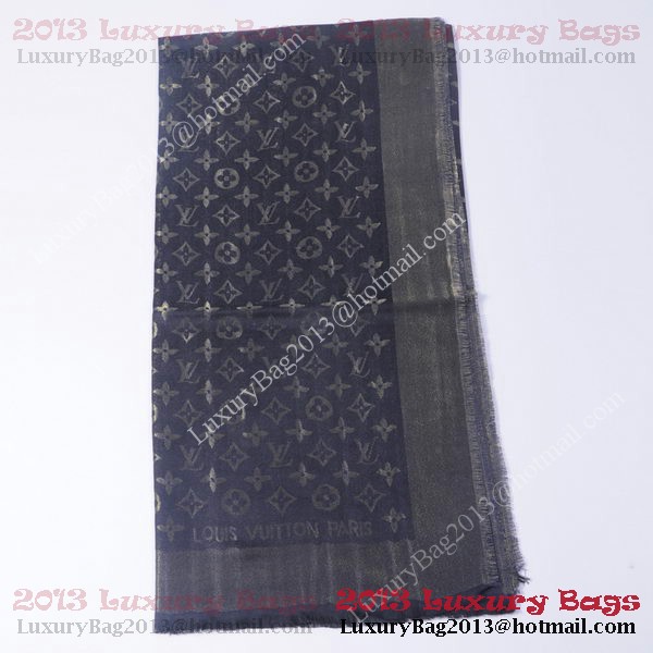 Louis Vuitton Scarves Cotton WJLV092 Black&Gold