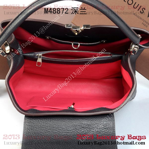 Louis Vuitton Elegant Capucines Bag MM M48864 Black