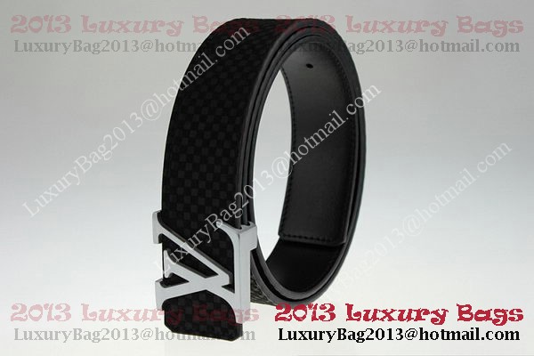 Louis Vuitton Belt LV2051 Black Silver