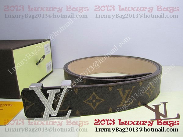 Louis Vuitton Monogram Canvas Belt LV2050 Silver