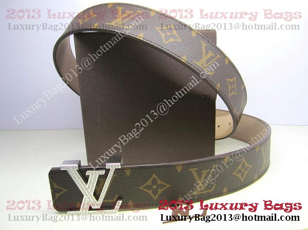 Louis Vuitton Monogram Canvas Belt LV2050 Silver