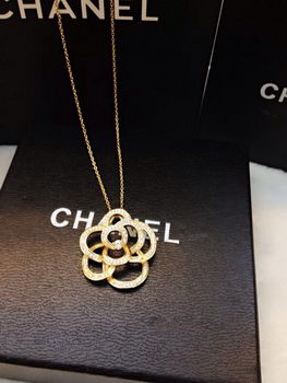 Chanel camellia necklace C001