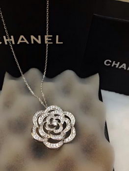 Chanel camellia necklace C003