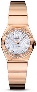 Omega Constellation Polished Quarz Mini Watch 158637F