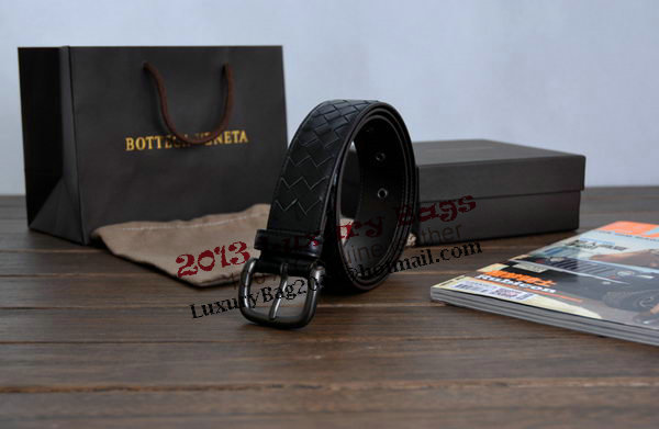 Bottega Veneta Intrecciato Nappa Belt 274484 Black