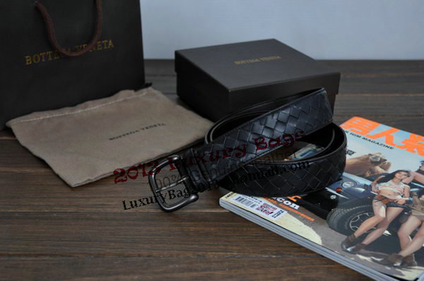 Bottega Veneta Intrecciato Nappa Belt 274484 Black