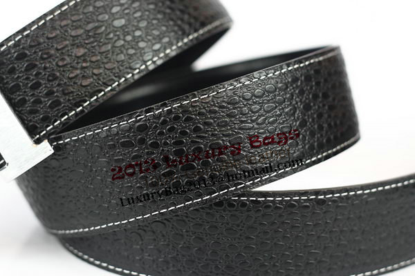 Hermes Belt Lizard Leather HB5326 Black