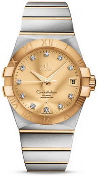 Omega Constellation Chronometer 38mm Watch 158630X