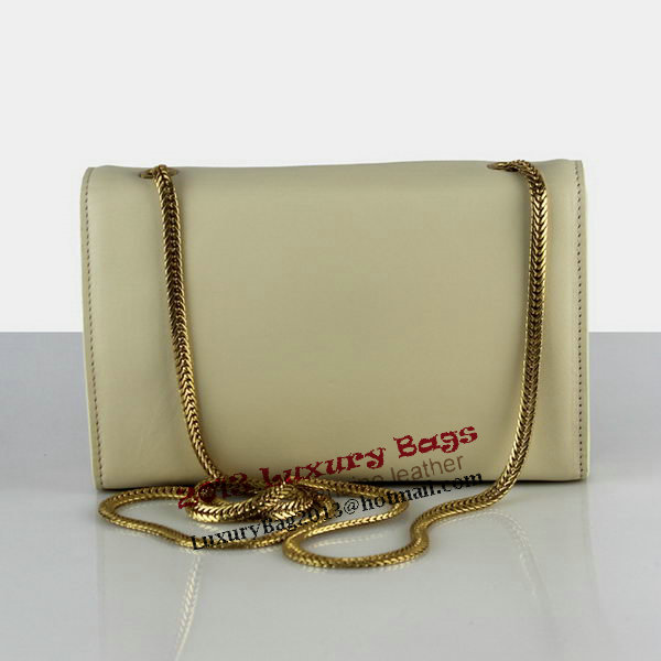 Yves Saint Laurent Monogramme Cross-body Shoulder Bag 66016 OffWhite