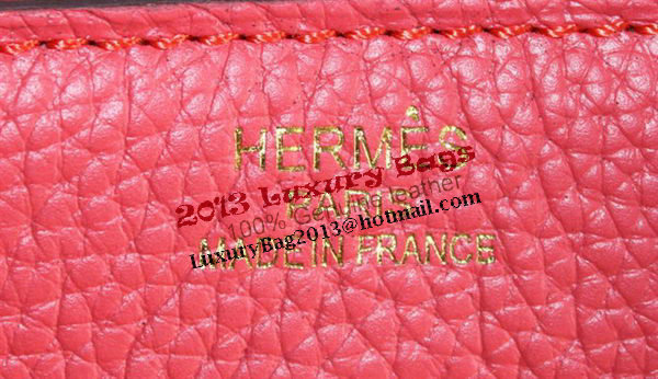 Hermes Birkin 35CM Tote Bag Red Clemence Leather H6089 Gold