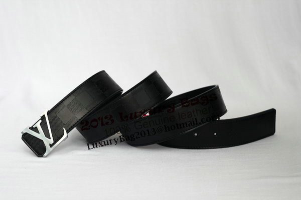 Louis Vuitton Black Leather Belt LV2057
