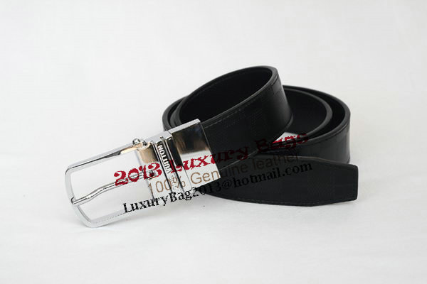 Louis Vuitton Black Leather Belt LV2058