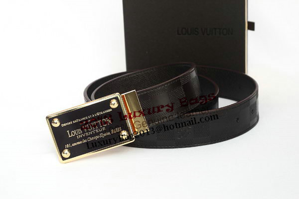 Louis Vuitton Brown Leather Belt LV2054