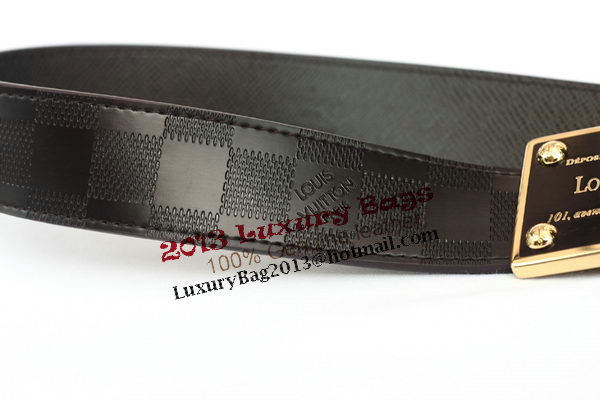 Louis Vuitton Brown Leather Belt LV2054