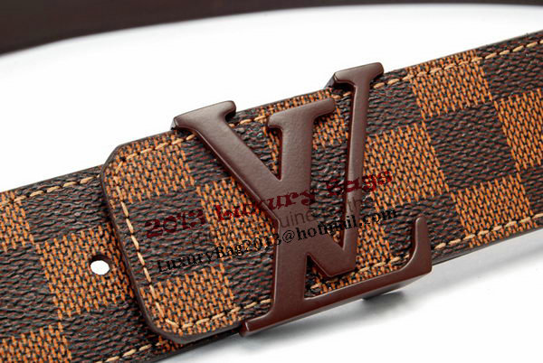 Louis Vuitton Damier Ebene Canvas Belt LV2055