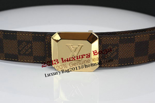 Louis Vuitton Damier Ebene Canvas Belt LV2065