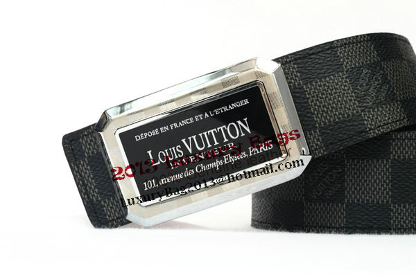 Louis Vuitton Damier Graphite Canvas Belt LV2053