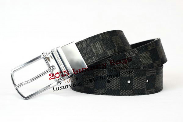 Louis Vuitton Damier Graphite Canvas Belt LV2061