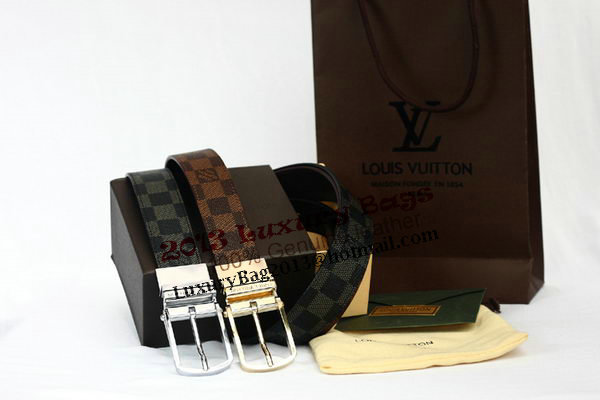 Louis Vuitton Damier Graphite Canvas Belt LV2061