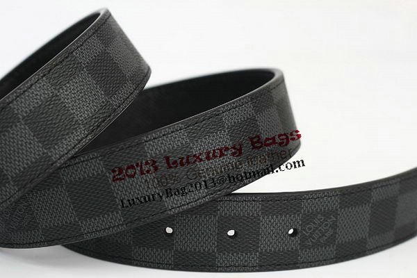 Louis Vuitton Damier Graphite Canvas Belt LV2065