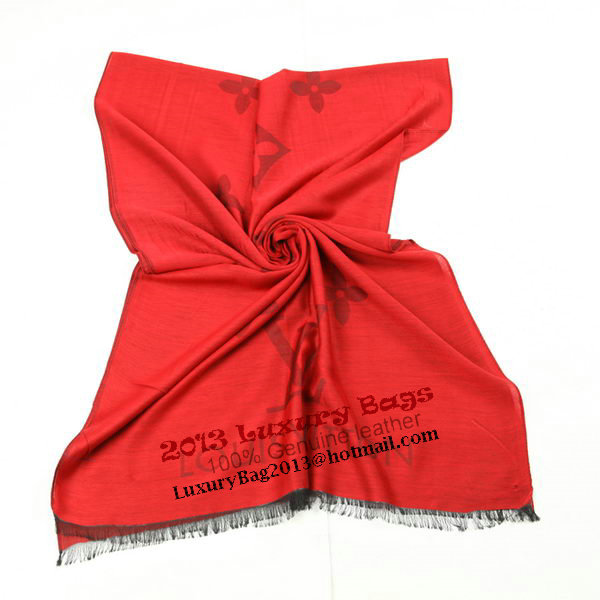 Louis Vuitton Scarves Silk WJLV094 Red