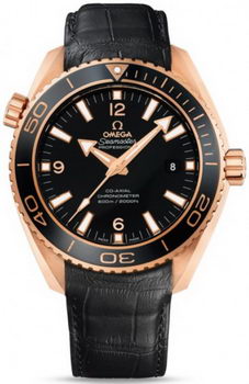 Omega Seamaster Planet Ocean Big Size Ceragold Watch 158599A