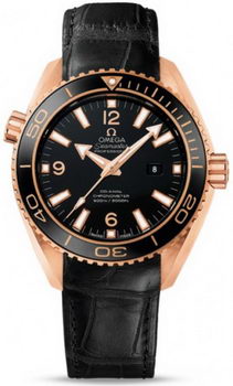 Omega Seamaster Planet Ocean Ceragold Watch 158600D