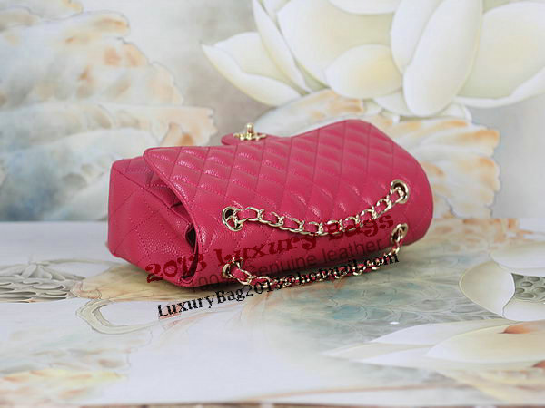 Chanel 2.55 Series Classic Flap Bag 1112 Rose Cannage Pattern Original Leather Gold