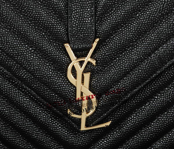 Yves Saint Laurent Classic Monogramme Flap Bag Y9201 Apricot&Blue&Black