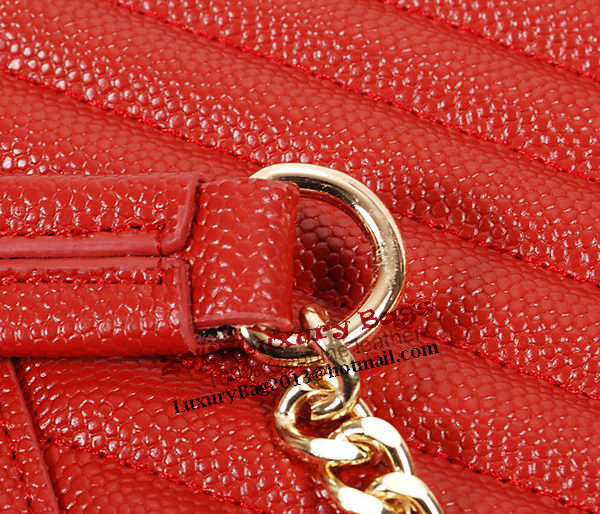 Yves Saint Laurent Classic Monogramme Flap Bag Y9201 Red