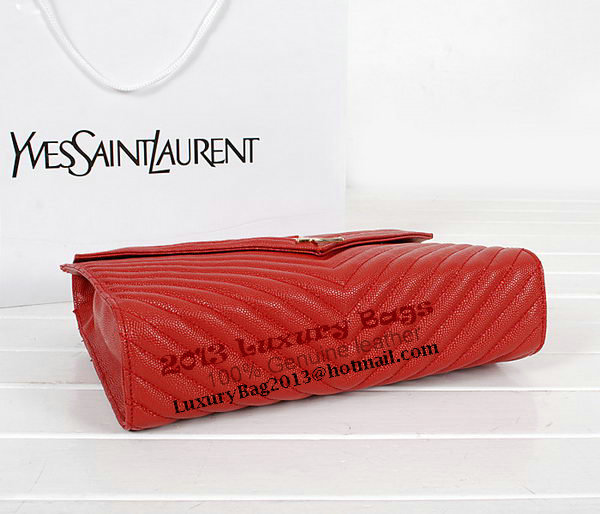 Yves Saint Laurent Classic Monogramme Flap Bag Y9201 Red