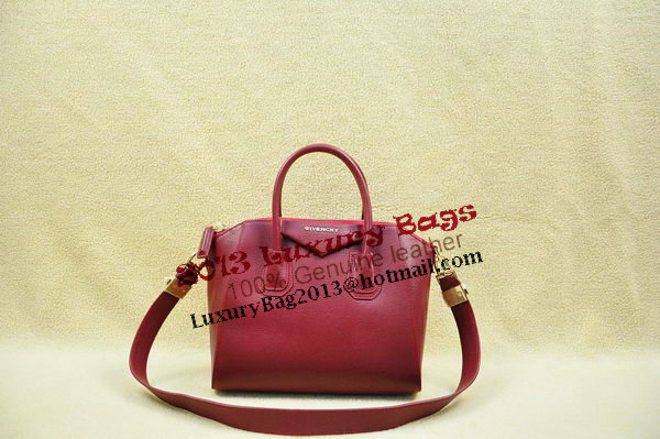 Givenchy Small Antigona Bag Original Leather 1800 Wine