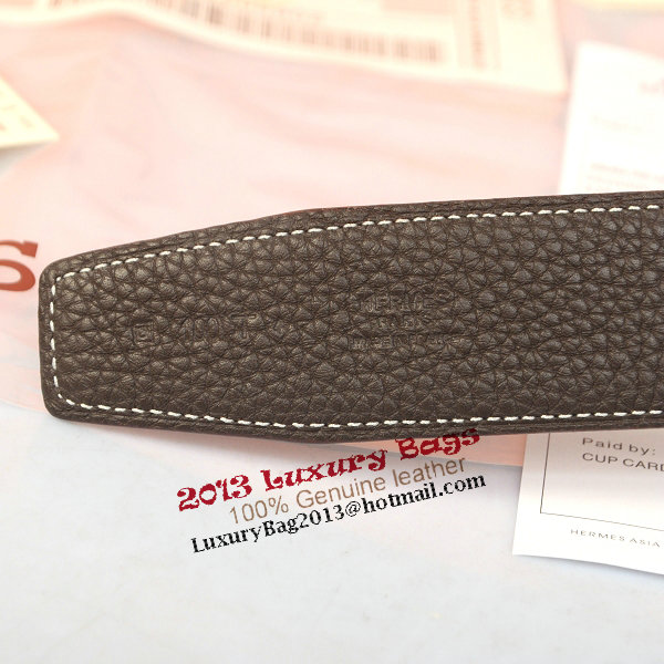 Hermes Imported Belt HR1002D Dark Brown