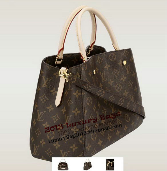 2014 Louis Vuitton Monogram Canvas Montaigne MM M41056