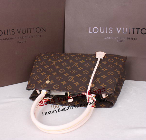 2014 Louis Vuitton Monogram Canvas Montaigne MM M41056