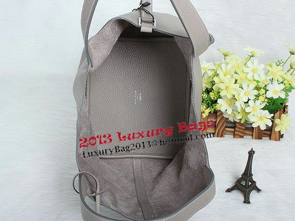 Hermes Picotin Lock MM Bag in Original Leather Grey