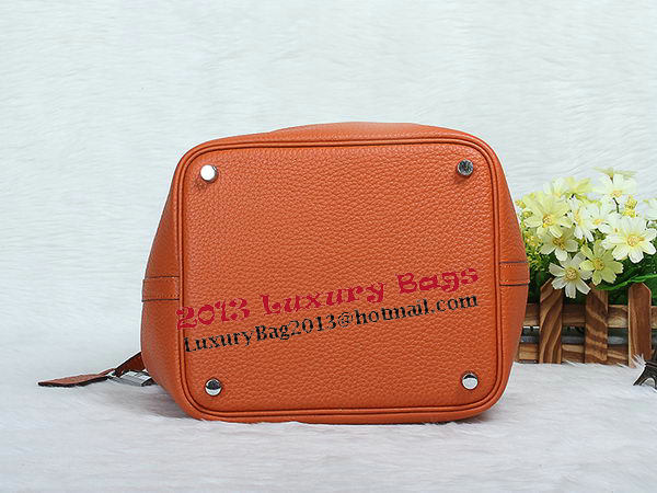 Hermes Picotin Lock MM Bag in Original Leather Orange