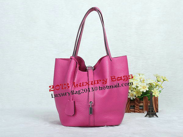 Hermes Picotin Lock MM Bag in Original Leather Rose