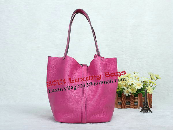 Hermes Picotin Lock MM Bag in Original Leather Rose