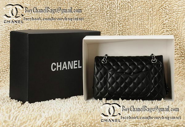 Chanel Classic Flap Bag 2.55 Series CHA1112 Black Original Leather