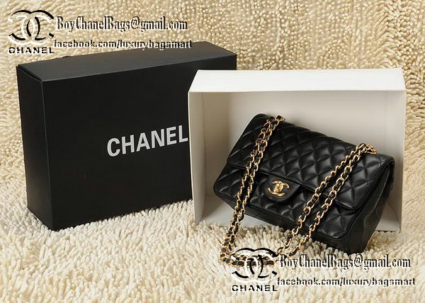 Chanel Classic Flap Bag 2.55 Series CHA1112 Black Original Leather