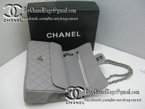 Chanel Classic Flap Bag 2.55 Series Original Cannage Pattern CHA1112 Grey