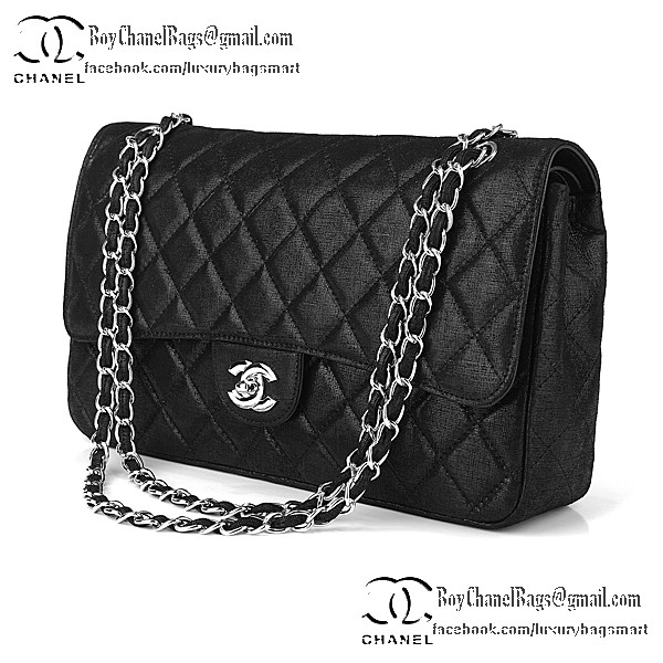 Chanel Classic Flap Bag 2.55 Series Original Grain Leather CHA1112 Black