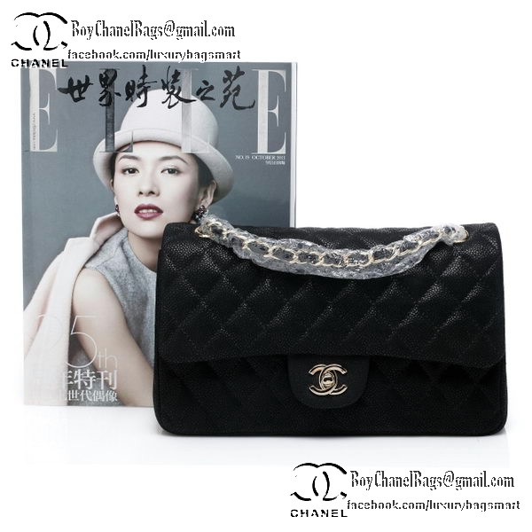 Chanel Classic Flap Bag 2.55 Series Original Nubuck Cannage Pattern CHA1112 Black