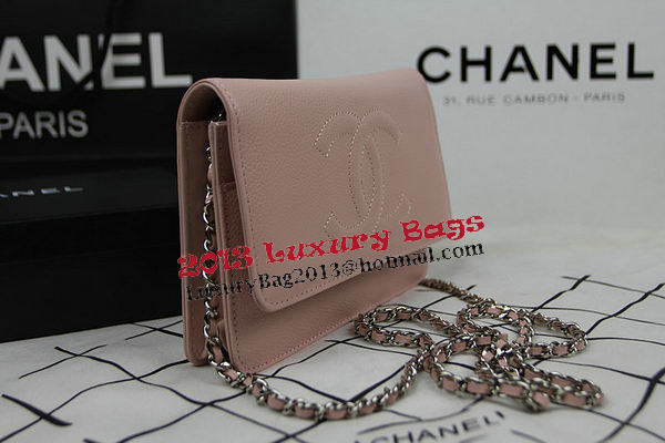 Chanel CHA48654 Pink Original Cannage Patterns Leather mini Flap Bag